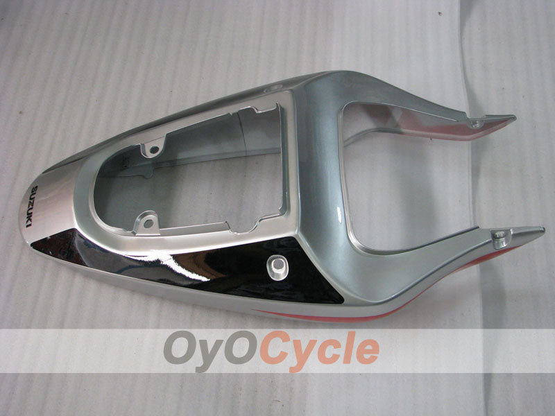 Carenado de inyección para GSX R600 01-03 - Rojo, Plateado - Estilo de fábrica #OYO87905125