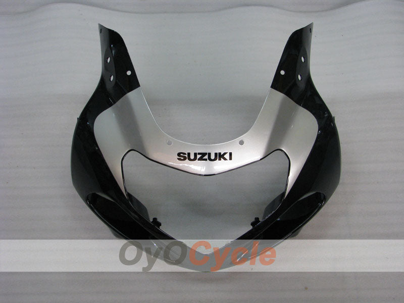 Kit de carenado por inyección para GSX R1000 del 00-02 - Rojo, Plata - Estilo de fábrica #OYO87905223