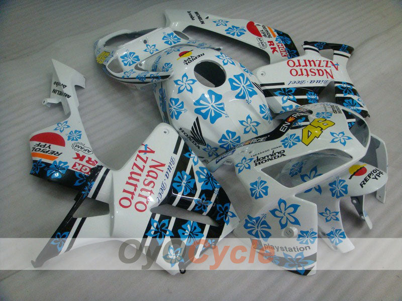 Kit de carenado por inyección para CBR600RR 05-06 - Azul, Blanco - Nastro Azzurro #OYO87900273 Imagen principal del producto