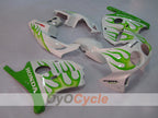 Carenado de inyección para CBR250RR 90-94 - Verde, Blanco - Llama #OYO87902947