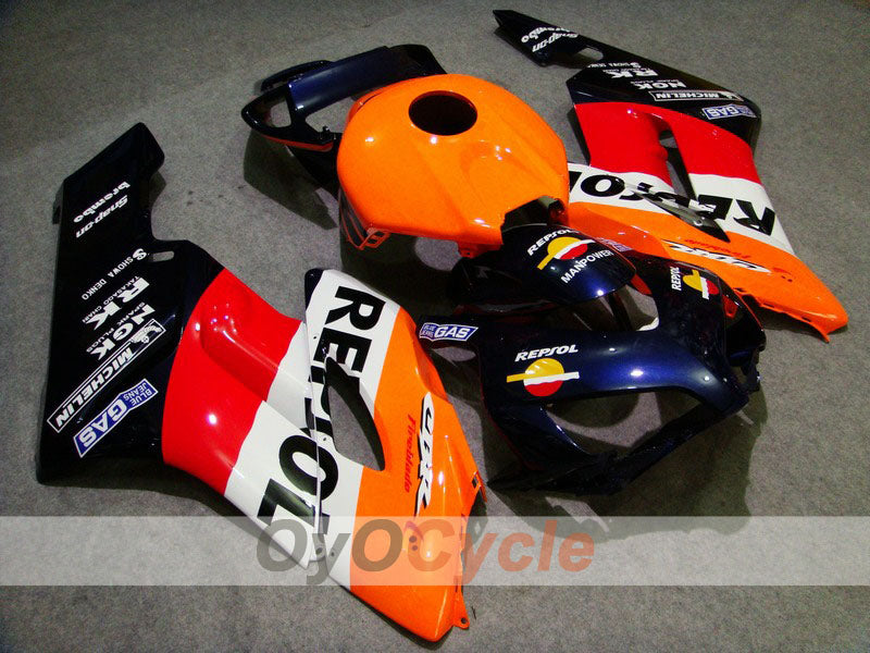 Kit de carenado por inyección para CBR1000RR 04-05 - Naranja, Negro - Repsol #OYO87900534