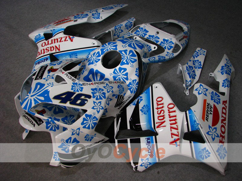 Carenado inyectado para CBR600RR 05-06 - Azul, Blanco - Nastro Azzurro #OYO87900275 Imagen principal del producto