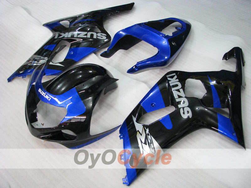 Carenado de inyección para GSX R1000 del 00-02 - Azul, Negro - Estilo de fábrica #OYO87905198