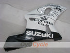 Kit de carenado por inyección para GSX R750 00-03 - Blanco, Negro - Corona #OYO87901023