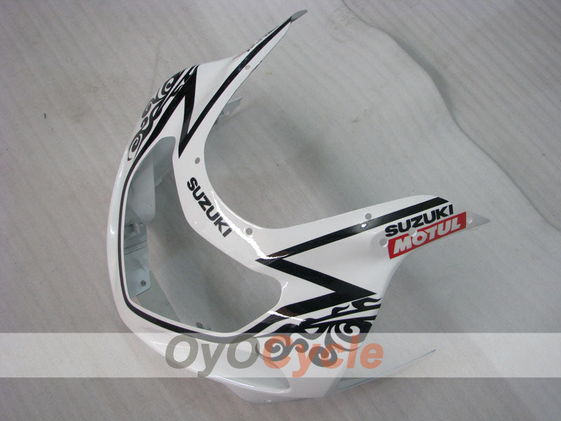 Kit de carenado por inyección para GSX R750 00-03 - Blanco, Negro - Corona #OYO87901023