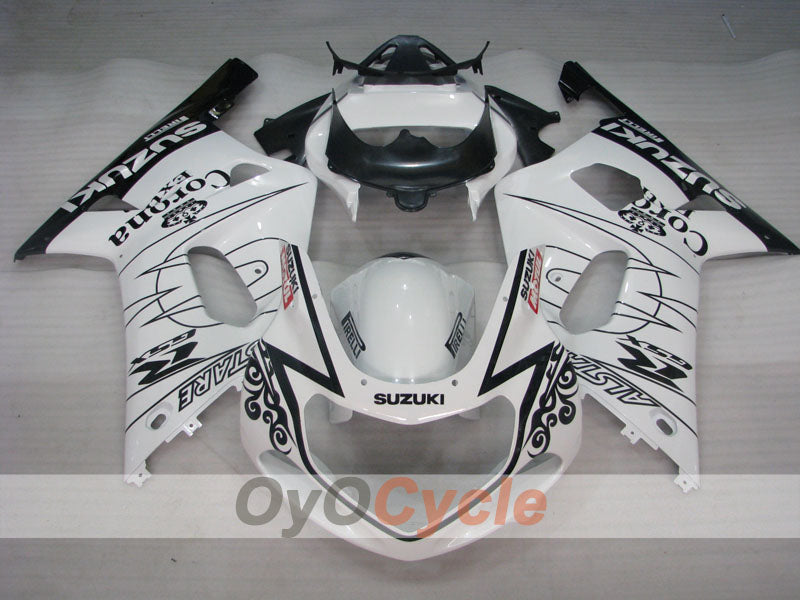 Kit de carenado por inyección para GSX R1000 00-02 - Blanco - Corona #OYO87905225 Imagen secundaria del producto