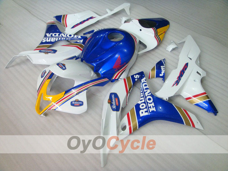 Carenado de inyección para CBR600RR 07-08 - Azul, Blanco - Rothmans #OYO87900423 Imagen principal del producto