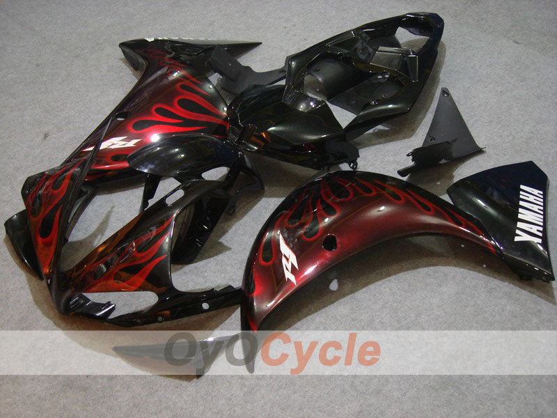 Carenado por inyección para YZF-R1 09-11 - Rojo, Negro - Llama #OYO87900890