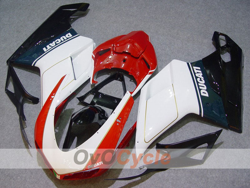 Kit de carenado por inyección para Ducati 848 08-13 - Rojo, Blanco - Estilo de fábrica #OYO87902194 Imagen principal del producto