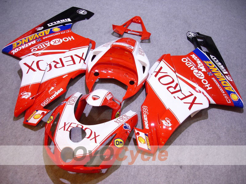 Kit de carenado por inyección para Ducati 999 03-04 - Naranja, Blanco - Xerox #OYO87902364 Imagen principal del producto