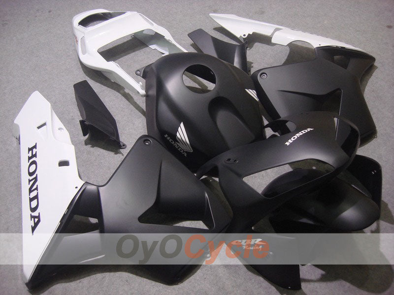 Kit de carenado por inyección para CBR600RR 03-04 - Blanco, Negro, Mate - Estilo de fábrica #OYO87902570 Imagen principal del producto