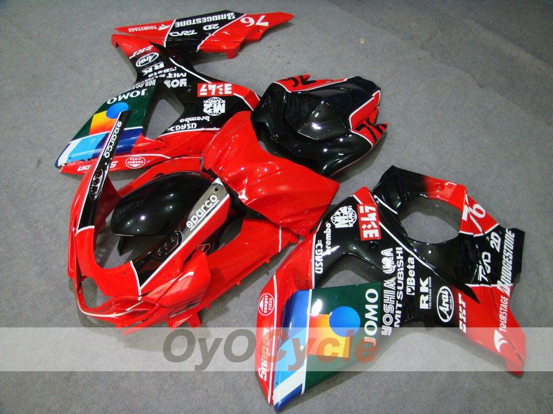 Kit de carenado por inyección para GSX R1000 09-16 - Rojo, Negro - JOMO #OYO87902867 Imagen principal del producto