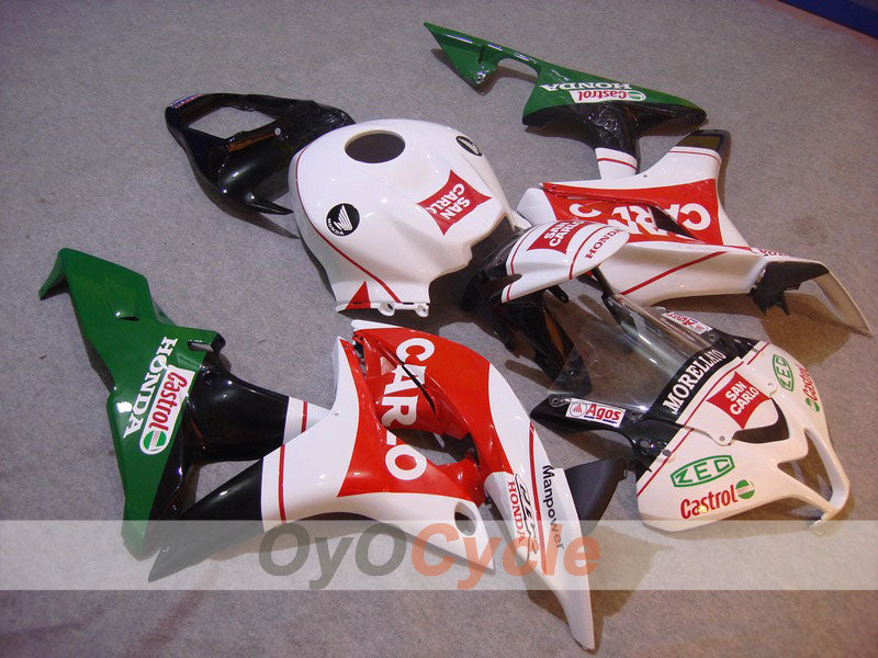 Kit de carenado de inyección para CBR600RR 07-08 - Rojo, Blanco - San Carlo #OYO87900436 Imagen principal del producto