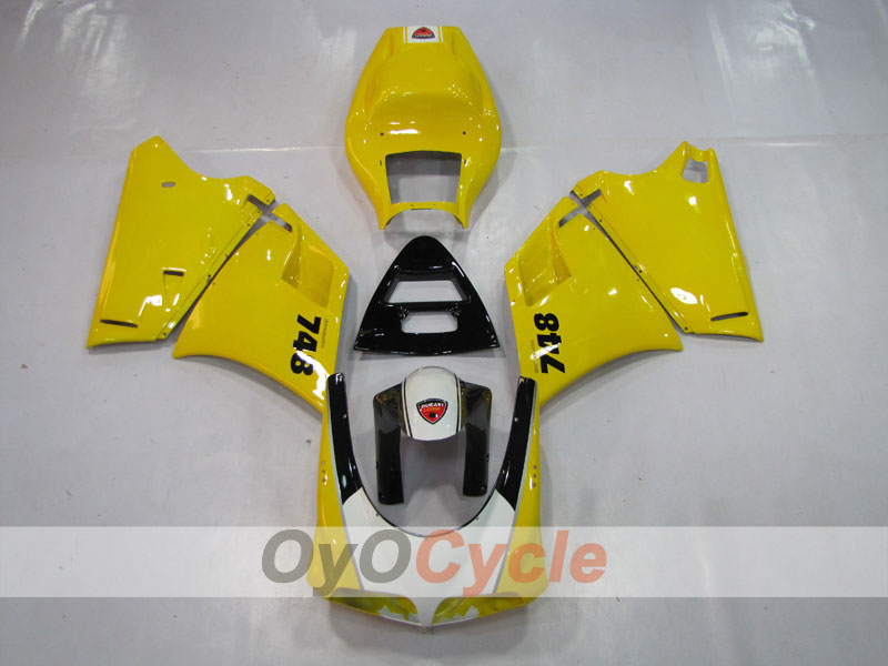 Kit de carenado de inyección para Ducati 748 94-02 - Amarillo, Negro - Estilo de fábrica #OYO87902048 Imagen secundaria del producto