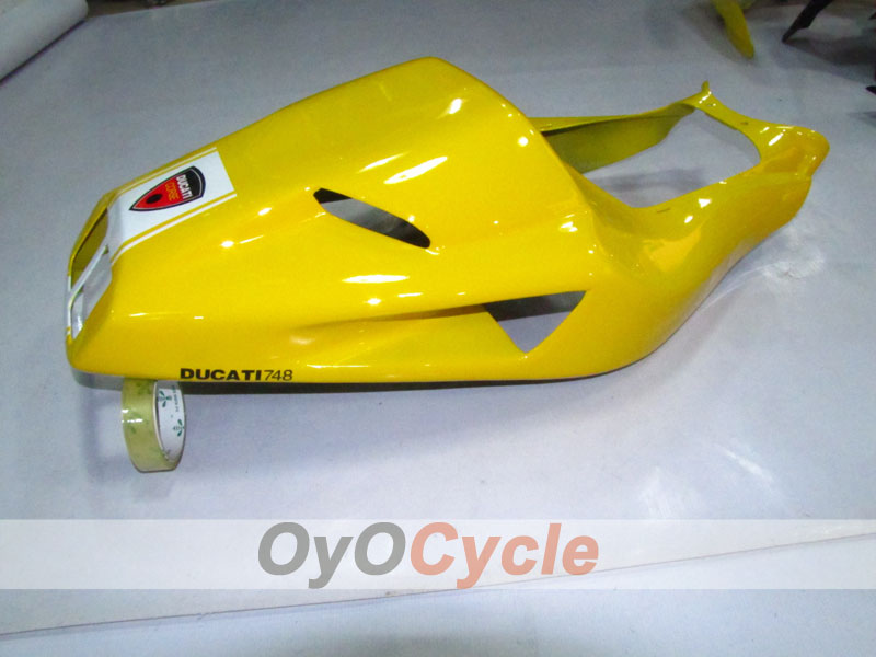 Kit de carenado de inyección para Ducati 748 94-02 - Amarillo, Negro - Estilo de fábrica #OYO87902048