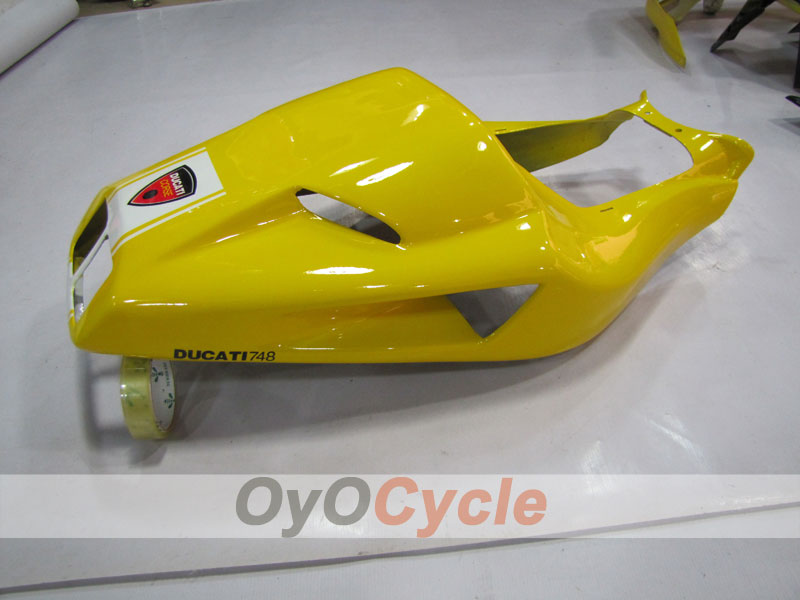 Kit de carenado de inyección para Ducati 748 94-02 - Amarillo, Negro - Estilo de fábrica #OYO87902048