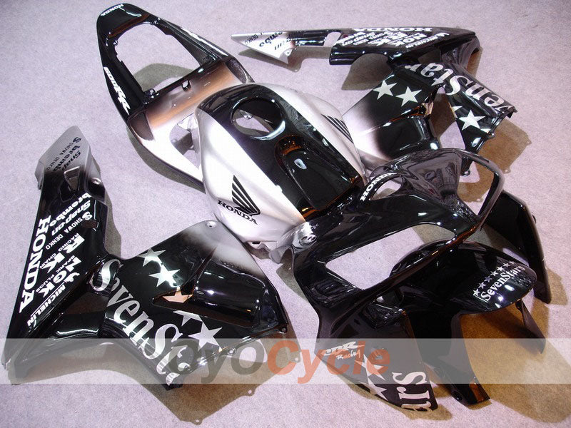 Kit de carenado por inyección para CBR600RR 05-06 - Negro, Plateado - SevenStars #OYO87900348 Imagen principal del producto