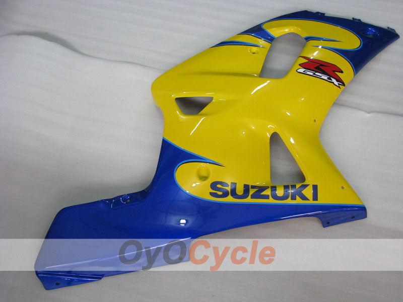 Kit de carenado de inyección para GSX R1000 00-02 - Amarillo, Azul - Estilo de fábrica #OYO87905193