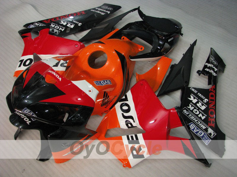 Kit de carenado por inyección para CBR600RR 05-06 - Naranja, Negro - MICHELIN, RK, Repsol #OYO87900333 Imagen principal del producto