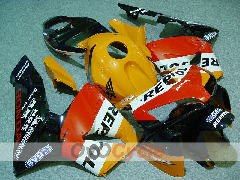 Kit de carenado por inyección para CBR600RR 05-06 - Amarillo, Negro - MICHELIN, RK, Repsol #OYO87900334