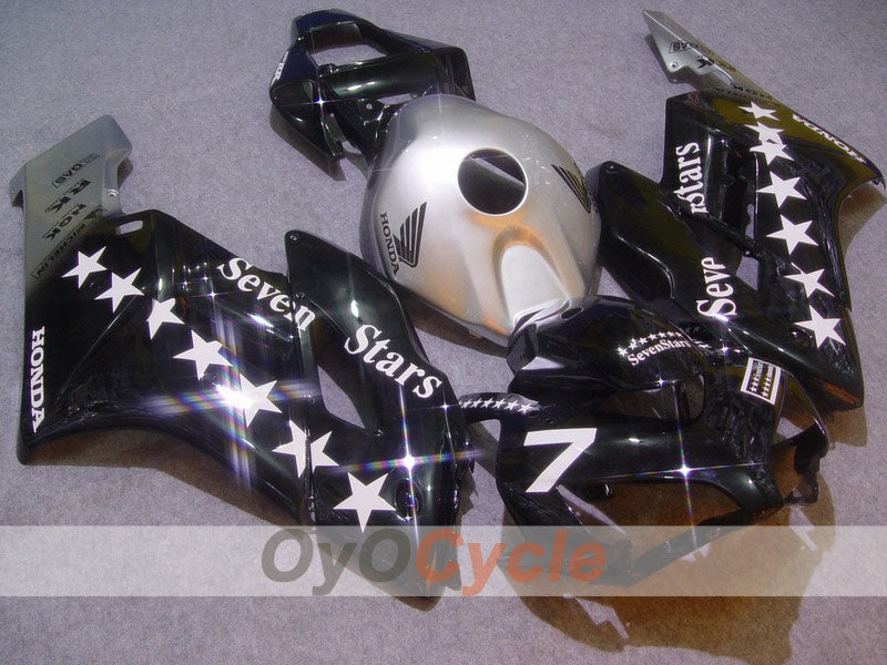 Carenado de inyección para CBR1000RR 04-05 - Negro, Plata - SevenStars #OYO87900547 Imagen principal del producto