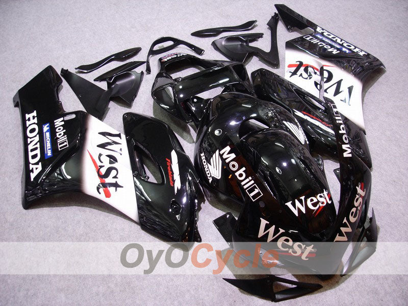 Carenado de inyección para CBR1000RR 04-05 - Blanco, Negro - West #OYO87900548 Imagen principal del producto