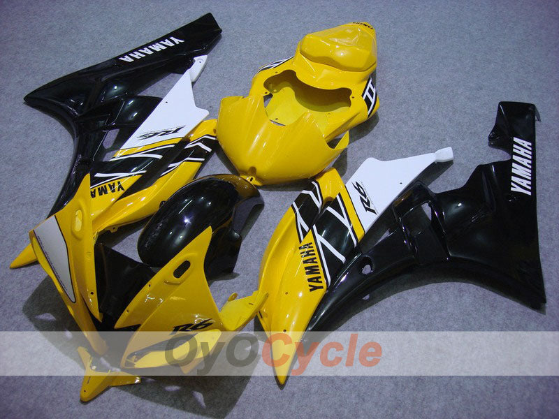 Carenado inyectado para YZF-R6 06-07 - Amarillo, Negro - MOTUL #OYO87900940 Imagen principal del producto