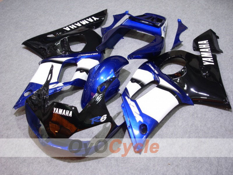 Kit de carenado por inyección para YZF-R6 98-02 - Azul, Negro - Estilo de fábrica #OYO87901008 Imagen principal del producto