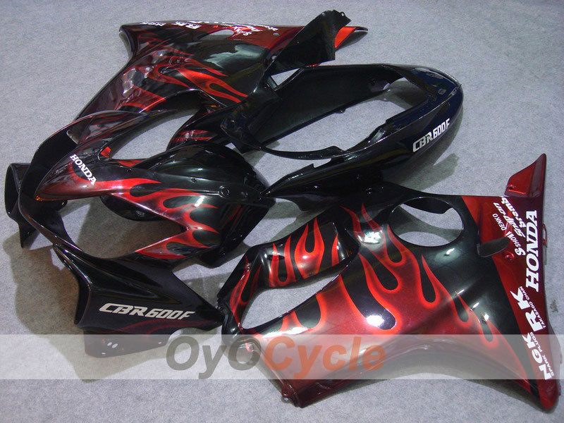 Kit de carenado por inyección para CBR600F4i 04-07 - Rojo, Negro - Llama #OYO87902779 Imagen principal del producto