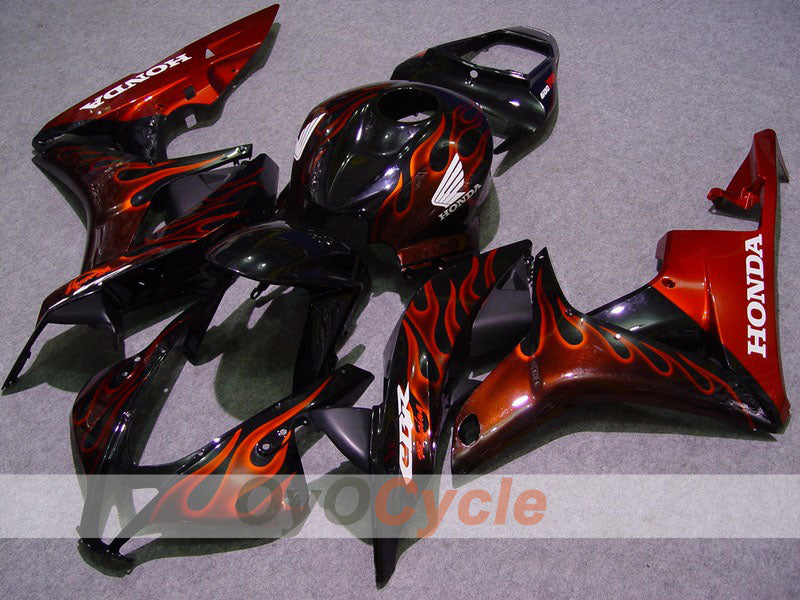 Carenado de inyección para CBR600RR 07-08 - Rojo, Negro - Llama #OYO87900358 Imagen principal del producto