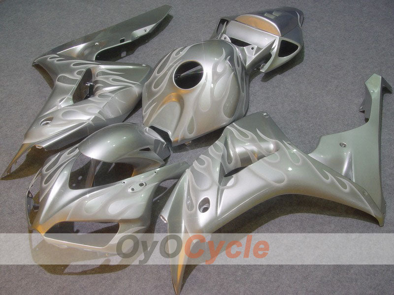 Kit de carenado por inyección para CBR1000RR 06-07 - Blanco, Plateado - Llama #OYO87900587 Imagen principal del producto