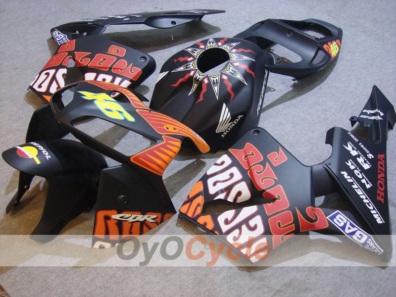 Kit de carenado de inyección para CBR600RR 05-06 - Negro, Mate - MICHELIN, RK, Rossi #OYO87900342 Imagen principal del producto