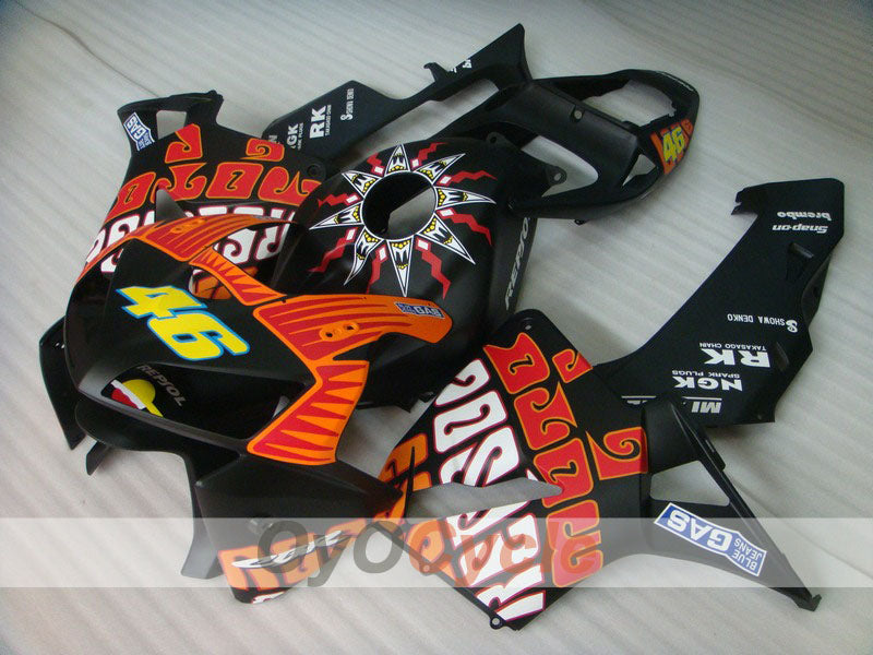 Kit de carenado por inyección para CBR600RR 05-06 - Negro, mate - Rossi #OYO87900343