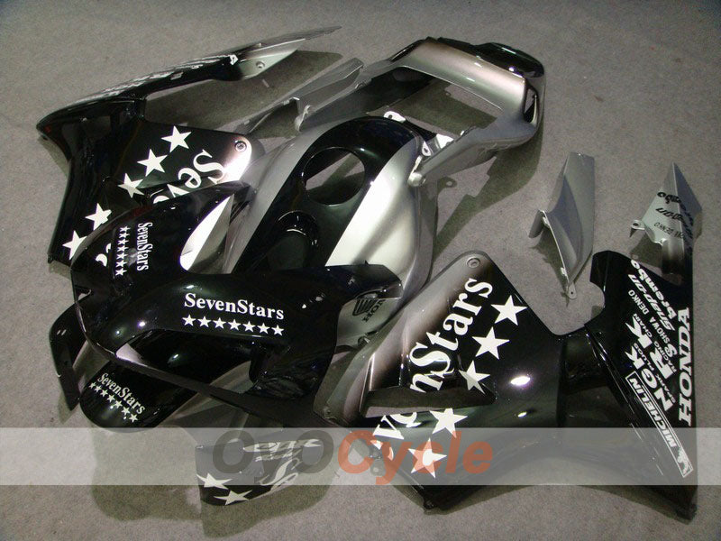 Kit de carenado por inyección para CBR600RR 03-04 - Negro, Plata - SevenStars #OYO87902550 Imagen principal del producto