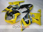 Kit de carenado por inyección para GSX R1000 00-02 - Amarillo, Negro - Estilo de fábrica #OYO87905194