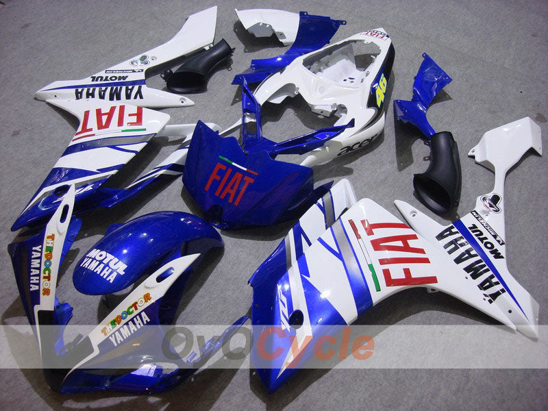 Kit de carenado por inyección para YZF-R1 07-08 - Azul, Blanco - FIAT, MOTUL #OYO87900853 Imagen principal del producto
