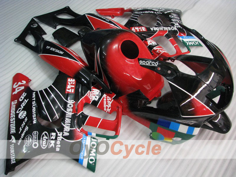 Carenado inyectado para CBR600F3 97-98 - Rojo, Negro - JOMO #OYO87900069 Imagen principal del producto