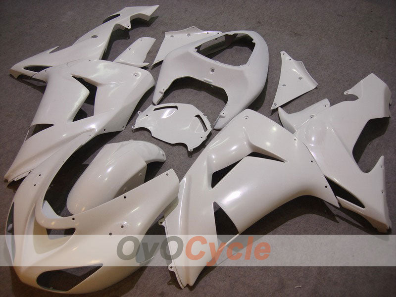 Kit de carenado por inyección para NINJA ZX-10R 06-07 - Blanco - Estilo de fábrica #OYO87901567 Imagen principal del producto