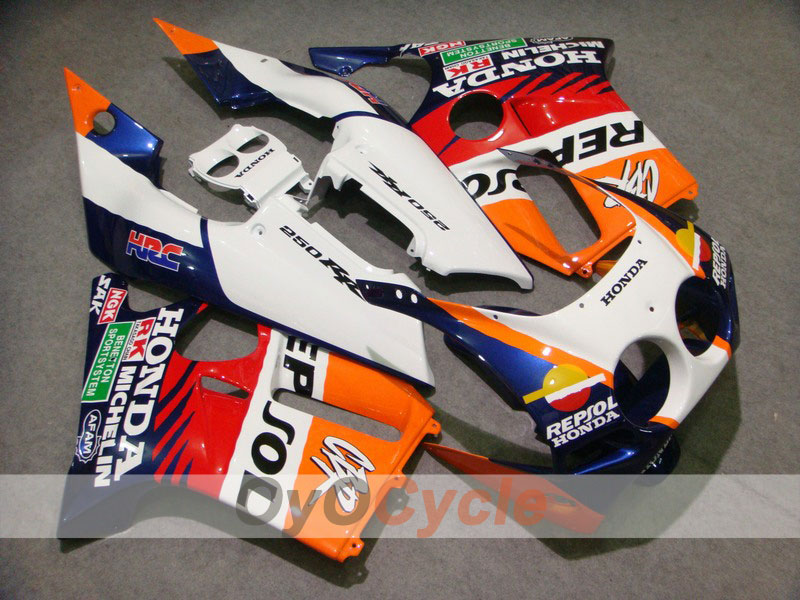 Kit de carenado por inyección para CBR250RR 88-89 - Rojo, Blanco - Repsol #OYO87902907 Imagen principal del producto