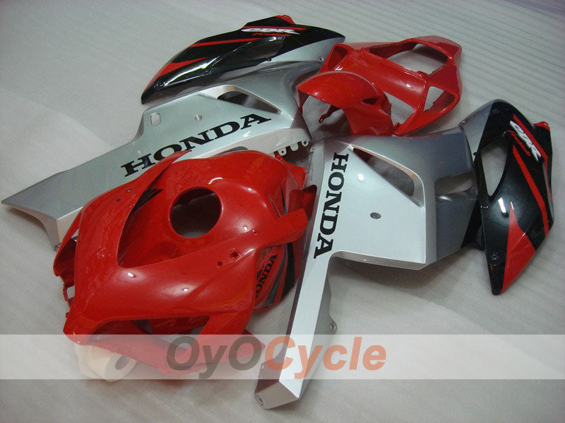 Kit de carenado por inyección para CBR1000RR 04-05 - Rojo, Plata - Fireblade #OYO87900475 Imagen principal del producto