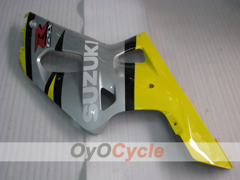 Carenado de inyección para GSX R600 01-03 - Amarillo, Plata - Estilo de fábrica #OYO87901077