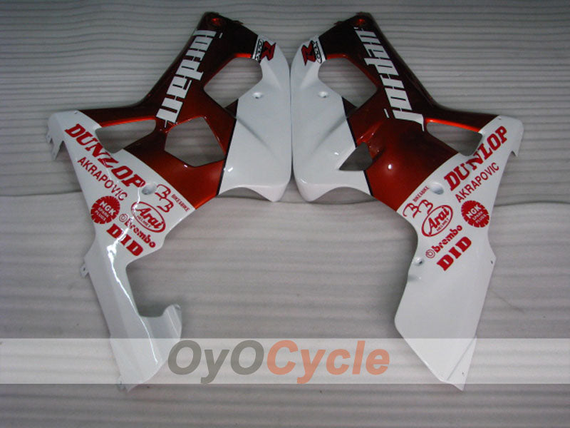 Kit de carenado por inyección para GSX R750 00-03 - Rojo, Blanco - MOTUL #OYO87905145