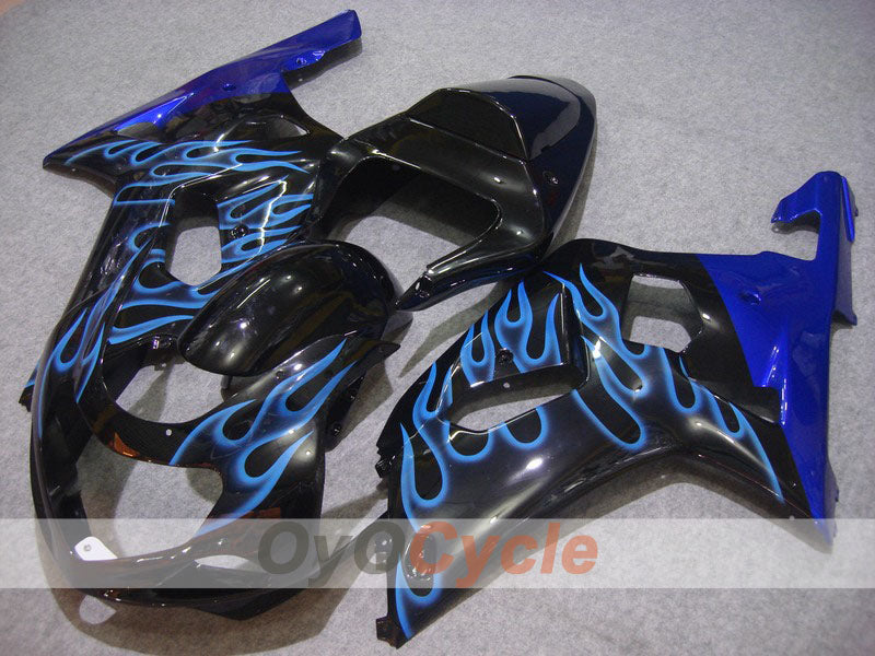 Carenado de inyección para GSX R750 00-03 - Azul, Negro - Llama #OYO87901050 Imagen principal del producto