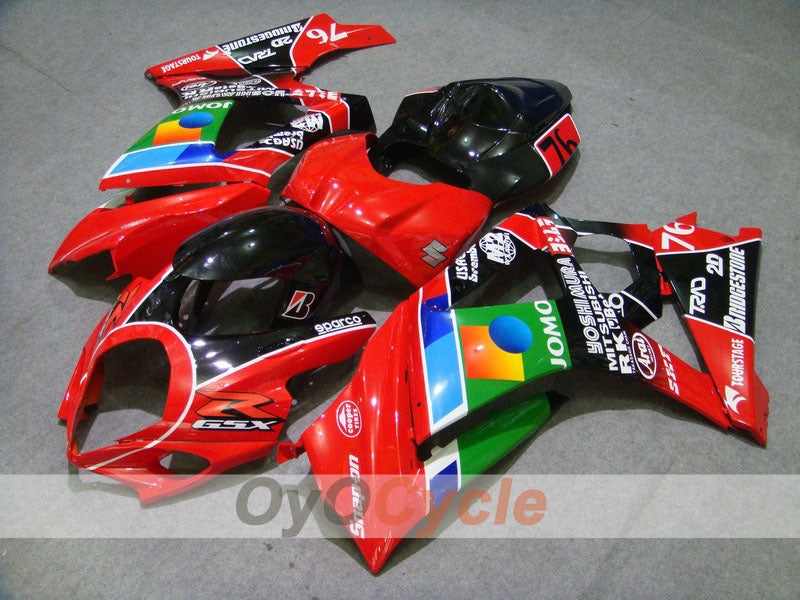 Kit de carenado por inyección para GSX R1000 07-08 - Rojo, Negro - JOMO #OYO87902101 Imagen principal del producto