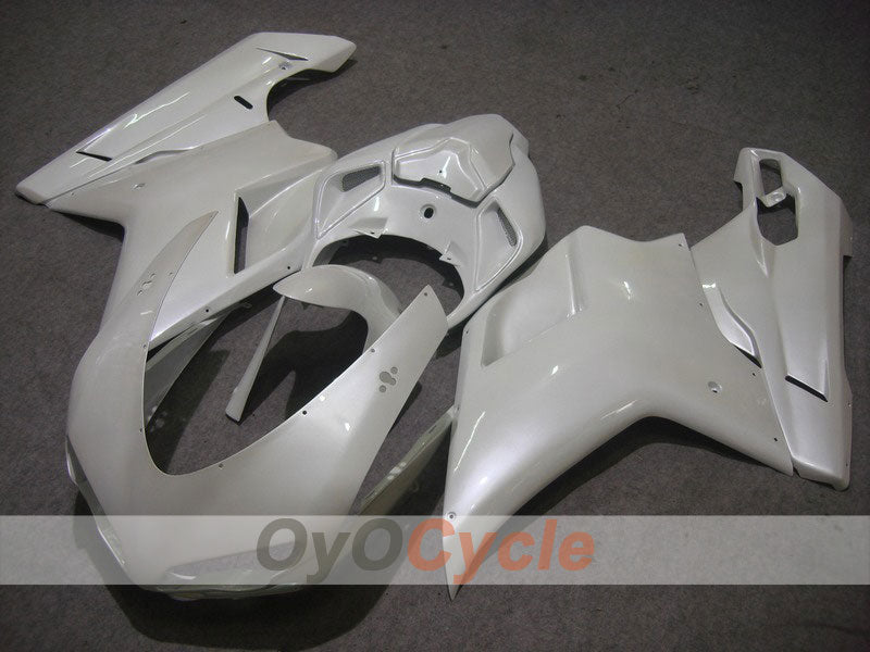Kit de carenado de inyección para Ducati 1098 07-09 - Blanco - Estilo de fábrica #OYO87902290 Imagen principal del producto