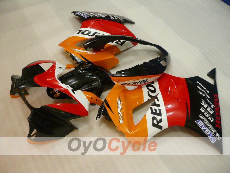 Carenado de inyección para VFR800 02-13 - Rojo, Naranja - Repsol #OYO87902834 Imagen principal del producto