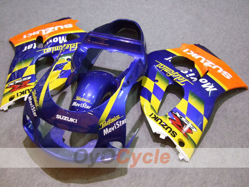 Kit de carenado para Suzuki GSXR750 96-99 - Amarillo, Azul - Movistar #OYO87902994 Imagen principal del producto