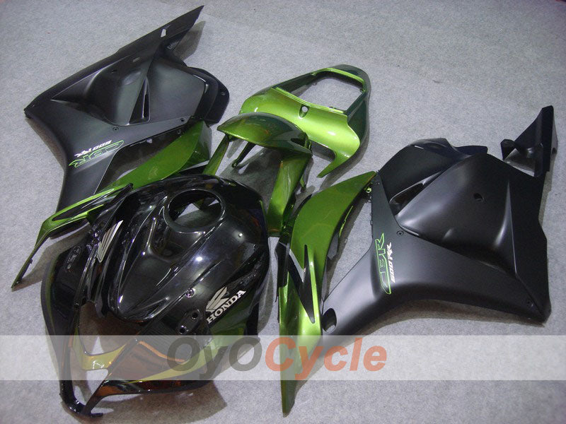 Carenado de inyección para CBR600RR 09-12 - Verde, Negro, Mate - Estilo de fábrica #OYO87900453 Imagen principal del producto