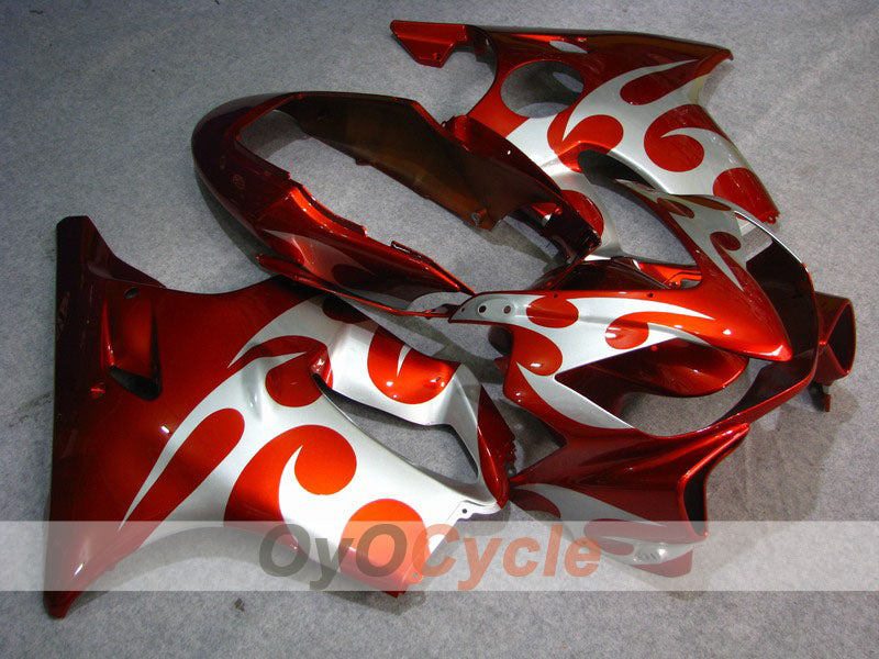 Carenado de inyección para CBR600F4i 04-07 - Rojo, Blanco - Llama #OYO87900201 Imagen principal del producto