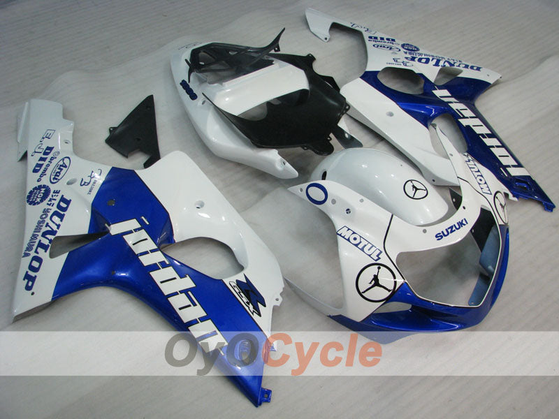 Kit de carenado por inyección para GSX R1000 del 00-02 - Azul, Blanco - DUNLOP #OYO87905218 Imagen principal del producto